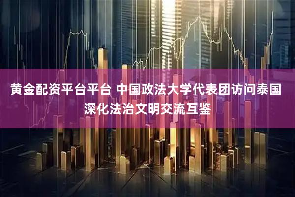 黄金配资平台平台 中国政法大学代表团访问泰国 深化法治文明交流互鉴